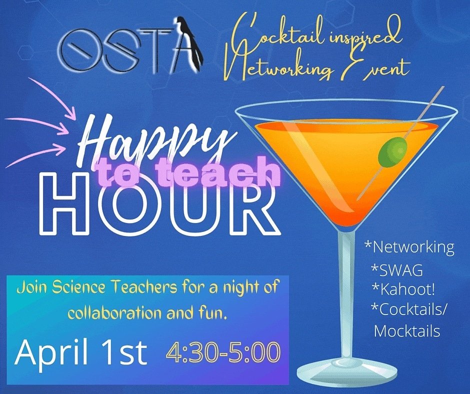 ONE MORE WEEK! 

We are so excited for our upcoming virtual networking event! Cocktail/mocktail recipes go out TODAY. Make sure you have registered FOR FREE at oksta.org/events to receive the zoom link and cocktail recipes.