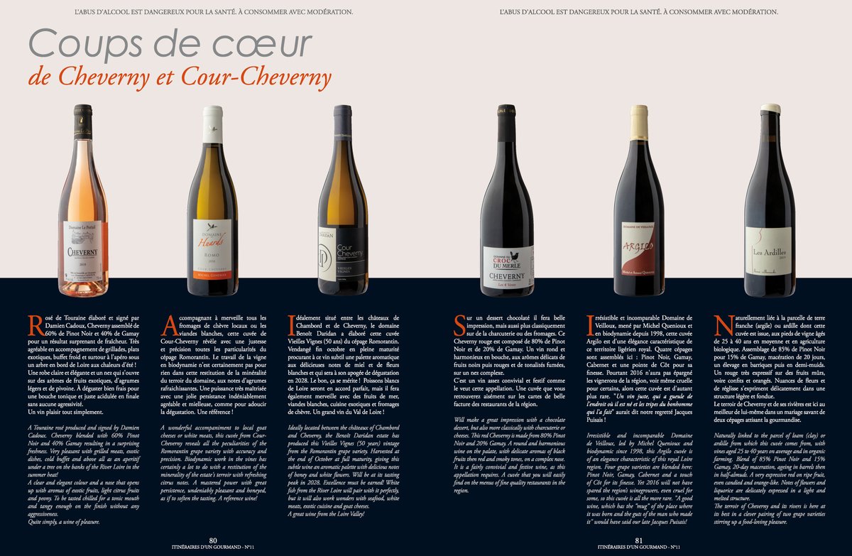 À retrouver dans le dernier numéro du magazine, un dossier sur Cheverny, ses vins, ses châteaux, ses Sources... Et notre sélection côté cuvées...
bit.ly/idgmars2021
#Cheverny #vignoble #AOP #CourCheverny #gastronomie #centrevaldeloire <a href="/Chateaucheverny/">Château de Cheverny</a> <a href="/ChateauTroussay/">Château De Troussay</a>