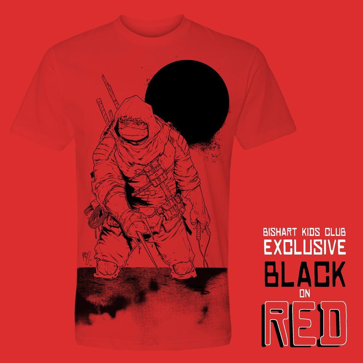 BISHART's tweet photo. LAST RONIN shirts are BACK! 
-
Dropping today at 12 NOON est. at https://t.co/KhF7mRt22r

BISHART KIDS CLUB colors only available to BKC members - check out the club at https://t.co/tuiidkIorL - sign up and get instant access to ALL the awesome exclusives! 

#thelastronin #tmnt https://t.co/N8JhKehlbB