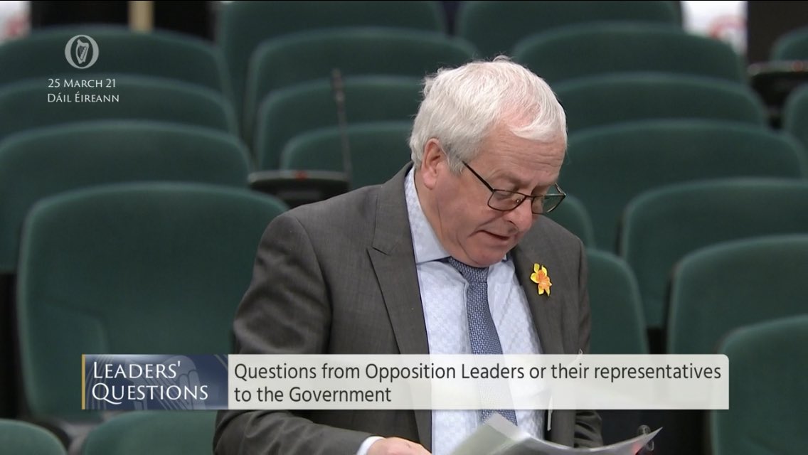 Now <a href="/mattiemcgrathtd/">Mattie McGrath TD</a> raising connection of Cork Lim and Galway via road network. Asks for reevaluation of N25 project and addition of greater connectivity through Tipperary to Waterford. #leadersquestions