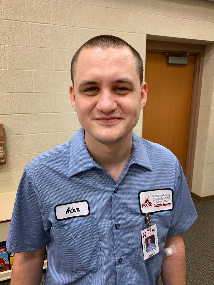 We are welcoming Mr. Adam Haneline as our new head custodian this week! Congratulations, Mr. Haneline. We are so glad to have you join our Falcon family!
