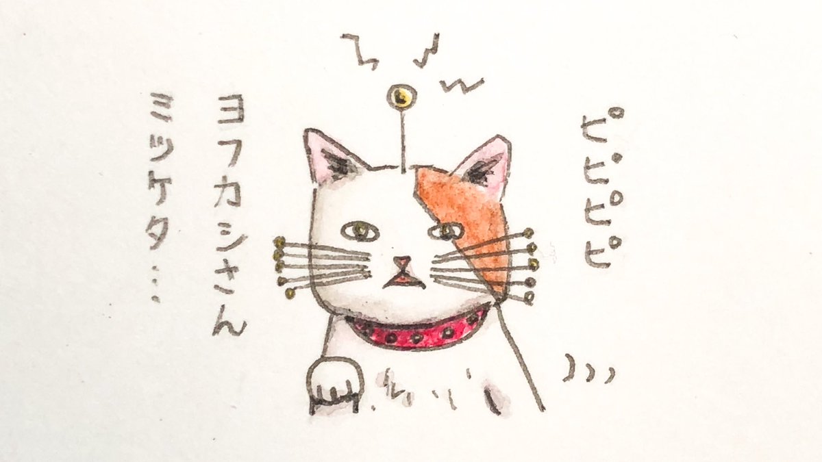 ア、マダオキテル。
ハヤクネルノデアリマス…ピピピ?
#夜更かしフォロワーさま 