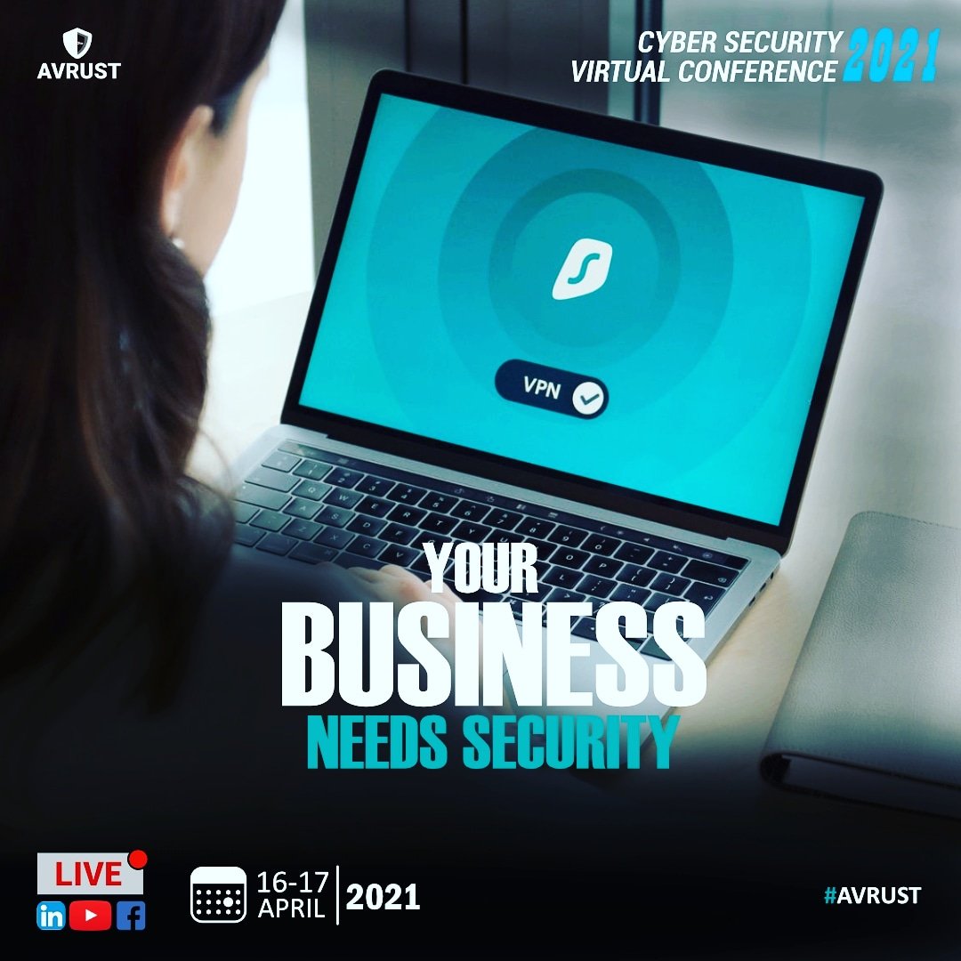 AvrustConsultNG's tweet photo. Do NOT lose your online business accounts to hackers.
Register for FREE Cyber Security Virtual Conference and learn more about how to protect your online business account.
Registration link: https://t.co/1PLWWpn7eP

#cybersecurity #cyberthreat #datasecurity #database #security https://t.co/9mkqDVzgqe