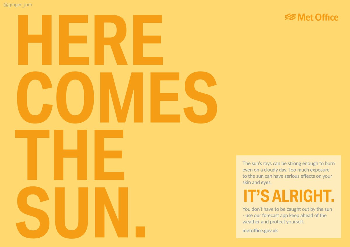 ginger_jam's tweet photo. Today's effort...(retweeted)

@OneMinuteBriefs
@metoffice
 #UV #StaySafeInTheSun. https://t.co/AeDJmUVTRT