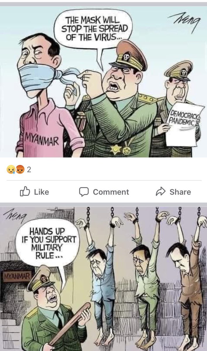 Thanda71808593's tweet photo. #WhatsHappeninglnMyanmar #RejectMyanmarMilitaryCoup #JusticeForFreedom https://t.co/IP05igsogC