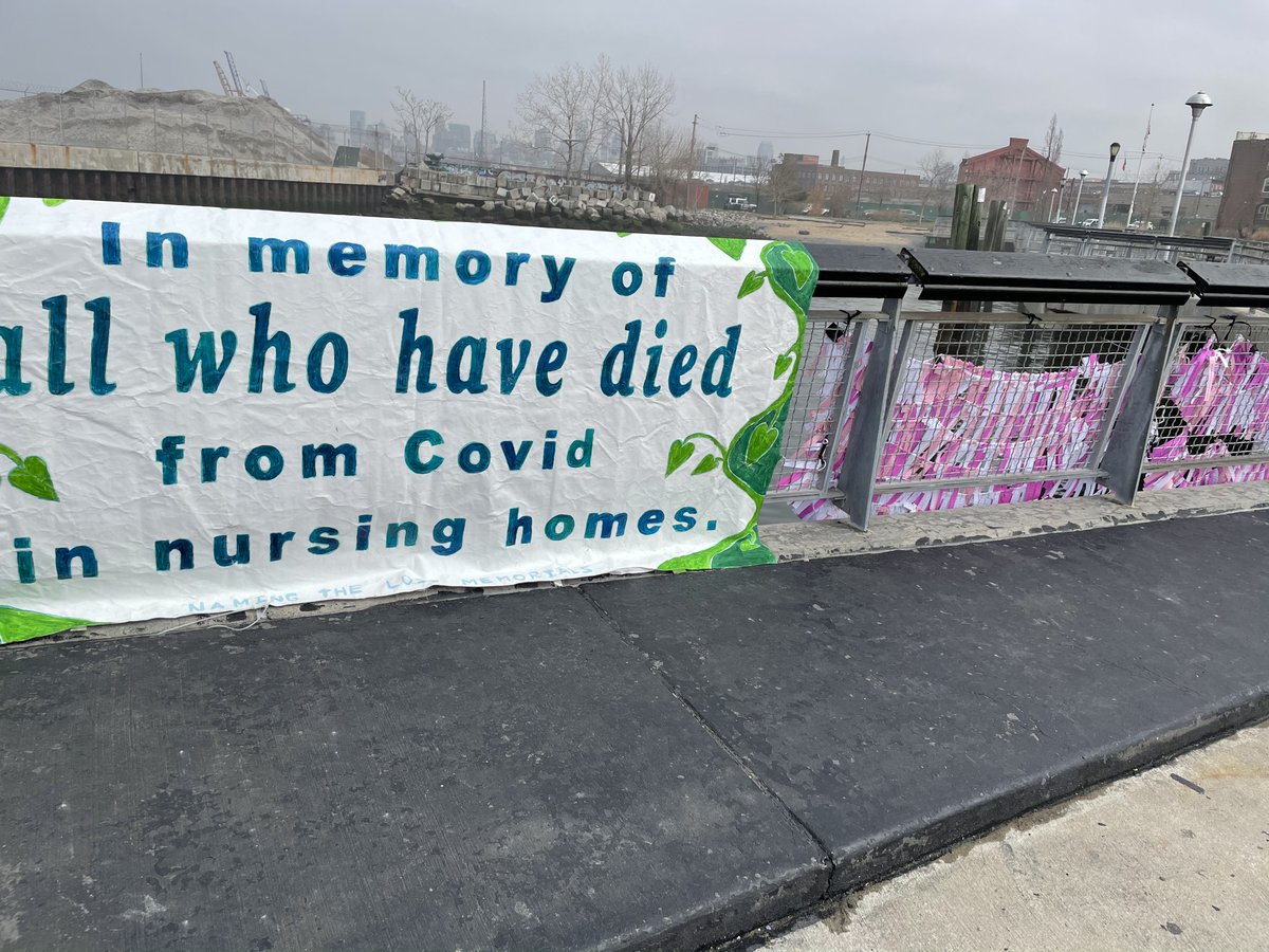 CaringMajority's tweet photo. This memorial was created in recognition of the 15K in nursing homes who were taken from us.

Sadly, their names are not available to us, but we know they were people who were cherished — people who were parents, siblings, mentors, teachers, neighbors, friends.—@alexaforcouncil https://t.co/ZzfNWApAxx