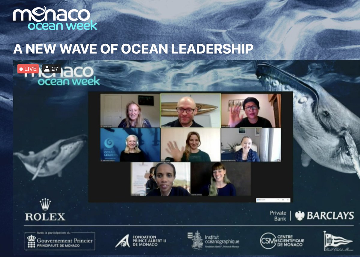 Ocean Leadership comes with courage, passion and empowering and amplifying others to lead in the ocean space 🙌

An inspirational and insightful conversation on leadership in all its forms, from an incredible female-led panel of #OceanLeaders at #MonacoOceanWeek 🌊