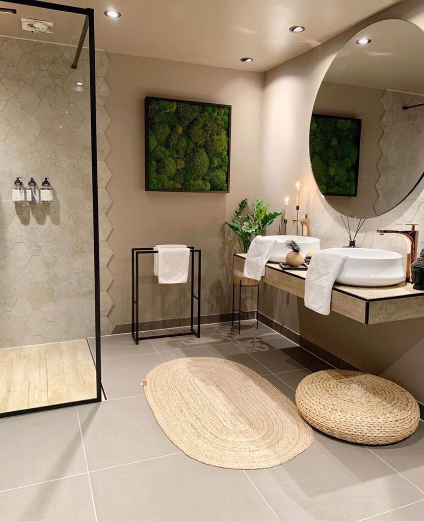 INTERIORPORN1's tweet photo. The most perfect bathroom interior 🥰 https://t.co/3qbVBBVdJH