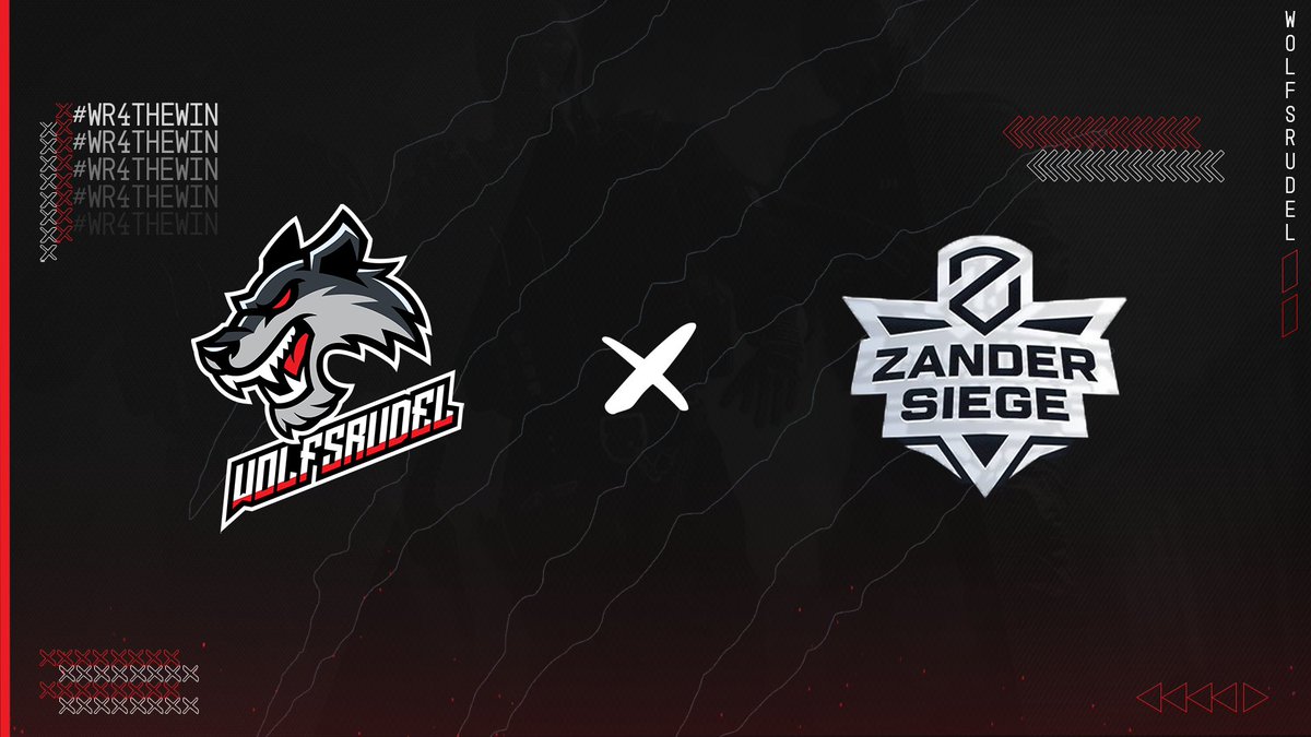 ZanderSiege x Wolfsrudel 

Es ist wieder Zeit für #ZanderSiege! Auch wir haben uns für den kommenden Cup angemeldet und werden uns darauf vorbereiten den Titel zu verteidigen.🔥

Unser leicht abgeändertes Lineup erfahrt ihr dann zu einem späterem Zeitpunkt.👀

#WR4TheWin