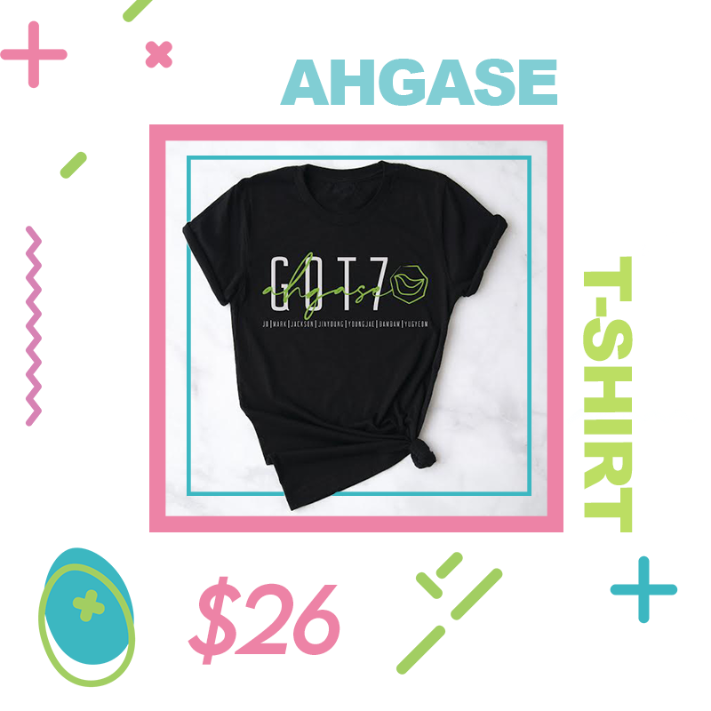 KLSoEul's tweet photo. [PLZ RT]

BsBoutiqueByBritney x KLSoEul Collab:

[📢] GOT7 Ahgase T-Shirt!

Pre-order starts: March 25th 
Pre-Order gift: Moon and star necklace 
*Only accepting USA Orders*
Open for GO

🔗More info 
https://t.co/DeuZDFAQlR

#GOT7 #IGOT7 #Ahgase #GOT7FOREVER #preorder #merch https://t.co/4nqWjQYIGd