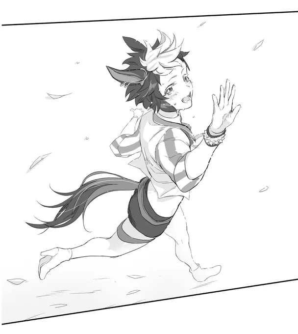 メジロライアンぢゃん……(描いたら出て…) 