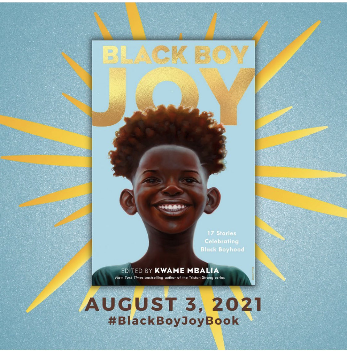 JasonReynolds83's tweet photo. I’m in this anthology and I’m SO proud about it. LOOK AT THE BOY!!!! Edited by the brilliant @KSekouM https://t.co/tRg9MLyR8G