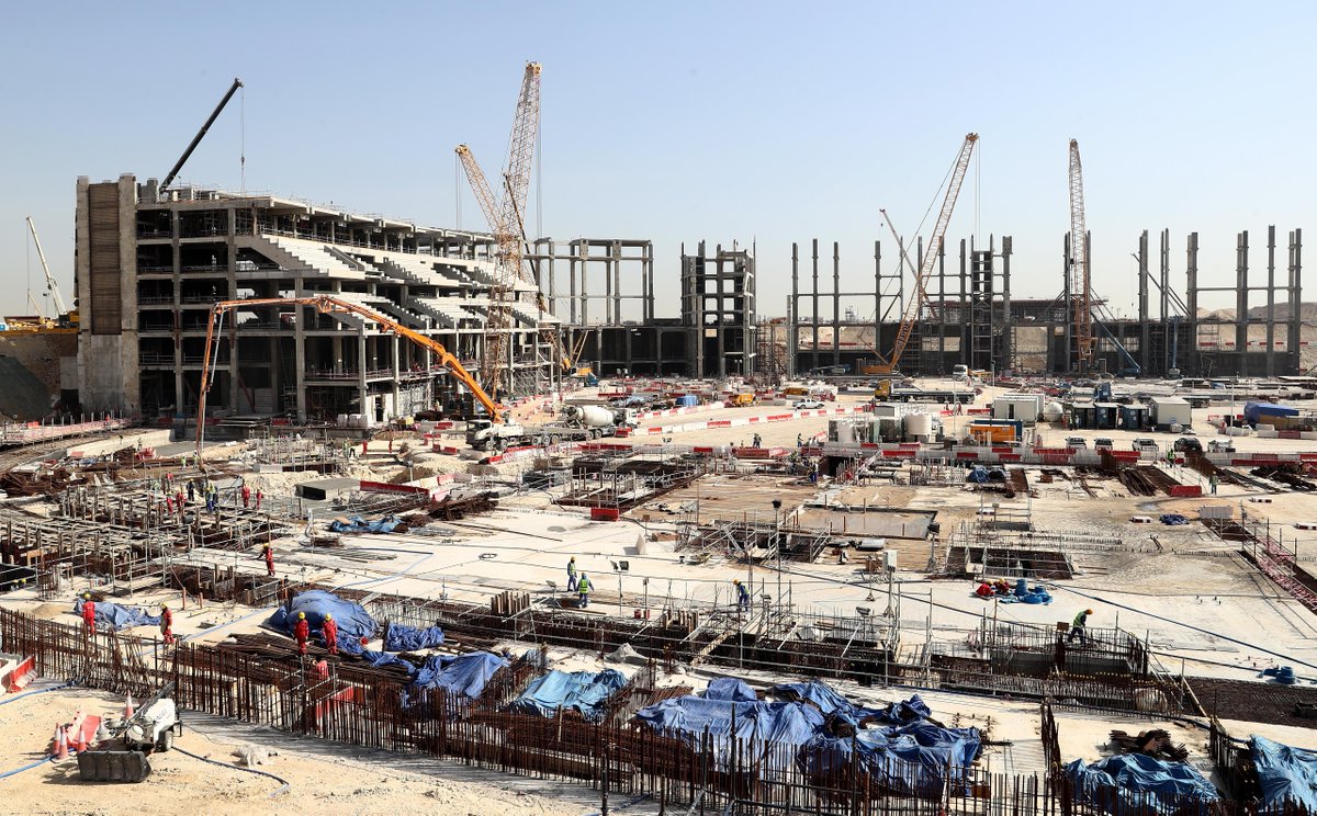 ESPNFC's tweet photo. 6,500 migrant workers have died in work-related accidents since Qatar won the right to host the World Cup in 2010, according to a report by the @guardian.

If you held a minute’s silence for each person who lost their life, the entire tournament would be played in silence. https://t.co/wDQVDURjTq