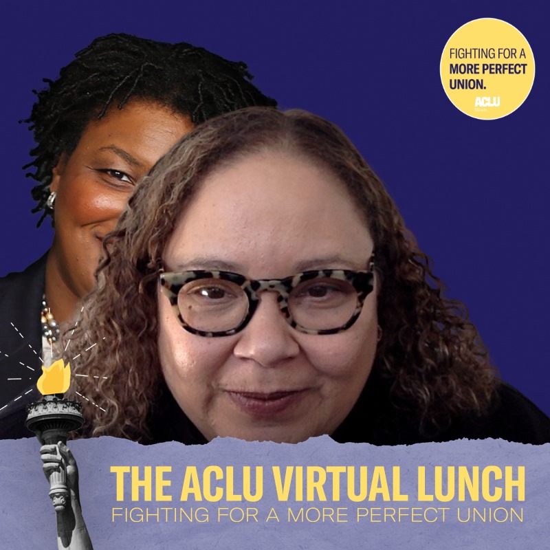 Check out this photo of our president @SandeeKastrul from the @ACLU's recent virtual event #socialjustice #economicmobility #techtalent