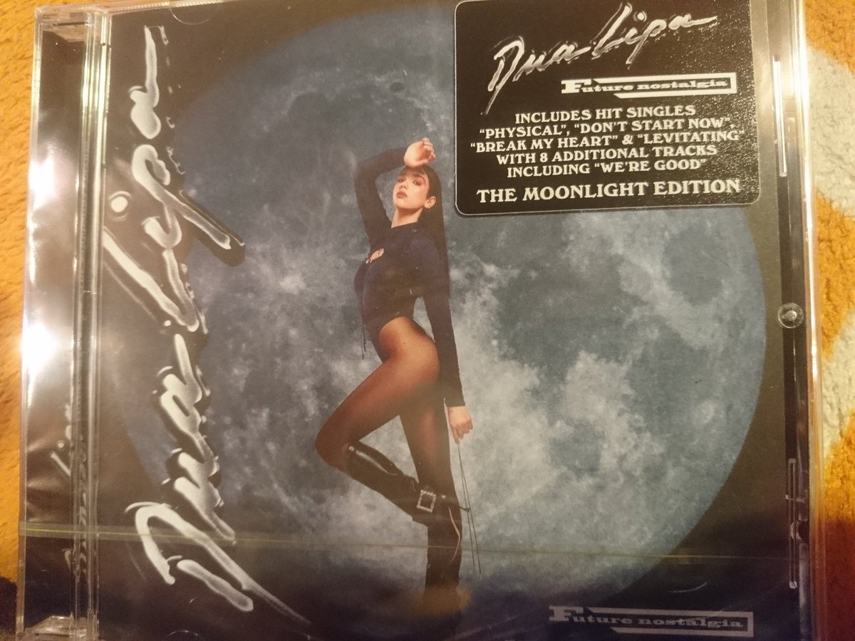 Ze_Butcher_Boy's tweet photo. J'ai bien fait d'attendre la réédition pour le prendre #FutureNostalgia
8 chansons en ➕ pour un total de 19, thanks @DUALIPA hâte d'écouter ça 😍😘
#MoonlightEdition https://t.co/JQTZqZm6gt