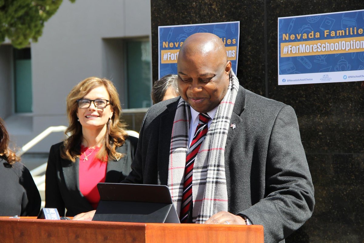 NVschoolChoice's tweet photo. We would like to thank everyone who made the press conference possible yesterday! #sb333 is needed in our community! #nvleg @Icoacheducators https://t.co/KAZZPWfcYG