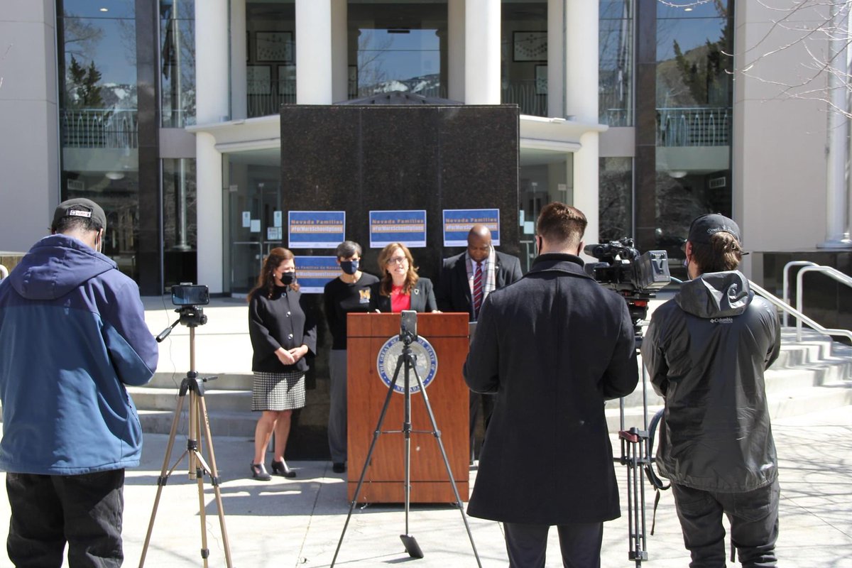 NVschoolChoice's tweet photo. We would like to thank everyone who made the press conference possible yesterday! #sb333 is needed in our community! #nvleg @Icoacheducators https://t.co/KAZZPWfcYG