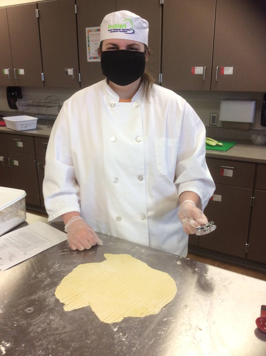 mrs_mbright's tweet photo. ProStart students made Homemade Egg Noodles for their Chicken Noodle Soup today! #CreteCards #CardinalPride #FCSTN #SayYesToFCS #FCSsucess https://t.co/y0ONvOCqhN