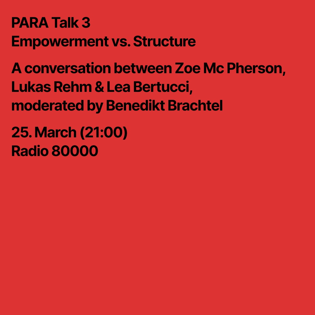 paraparasitic's tweet photo. ‘PARA - Unset Time and Pace’ Exhibition opening -  today at 19:00 (CET) via https://t.co/r5gg27oggn

The PARA discursive program takes the format of conversations between participating artists and theorists, with a focus on three main topics: Time, Voices and Self-empowerment. https://t.co/61KLrsuGfI
