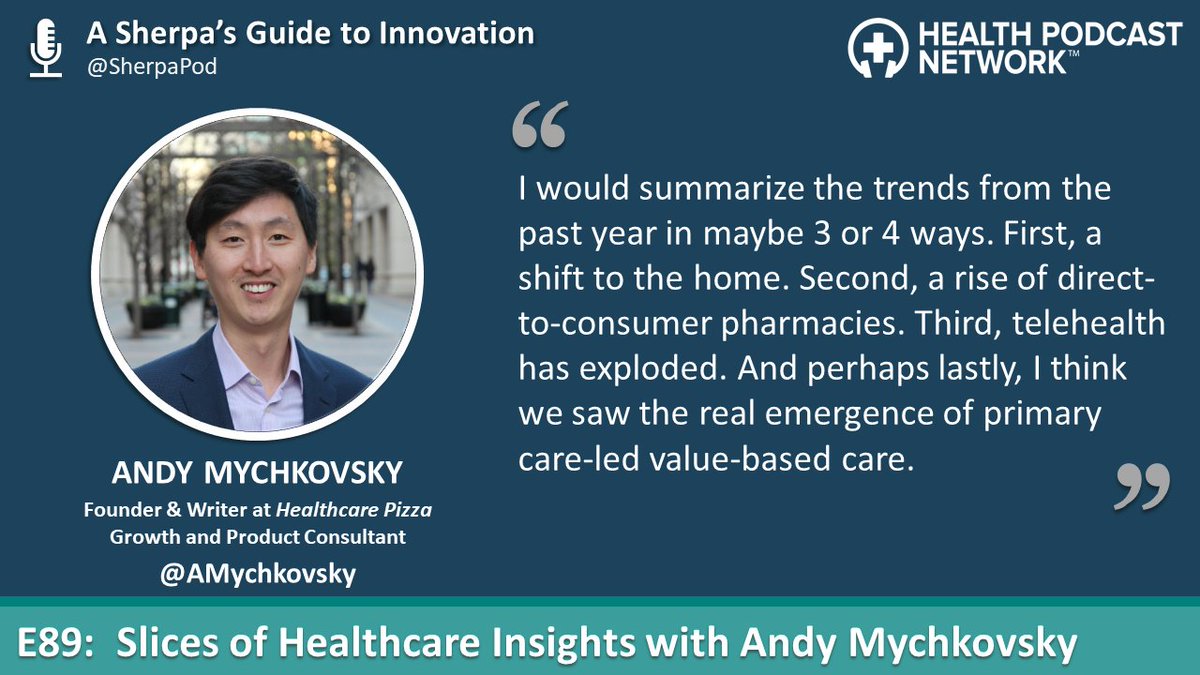 Benjamin Tingey (@thebenreport) on Twitter photo Latest episode of <a href="/SherpaPod/">A Sherpa's Guide to Innovation</a> = @AMychkovsky
He serves up slices of insights on #digitalhealth #innovation and #healthpolicy
If you don't follow him on @Twitter or <a href="/LinkedIn/">LinkedIn</a>, you should. Rockstar🎸
🎙️ bit.ly/innovationsher…
Check out his newsletter & blog <a href="/HealthcarePizza/">Healthcare Pizza</a> Latest episode of <a href="/SherpaPod/">A Sherpa's Guide to Innovation</a> = @AMychkovsky
He serves up slices of insights on #digitalhealth #innovation and #healthpolicy
If you don't follow him on @Twitter or <a href="/LinkedIn/">LinkedIn</a>, you should. Rockstar🎸
🎙️ bit.ly/innovationsher…
Check out his newsletter & blog <a href="/HealthcarePizza/">Healthcare Pizza</a>