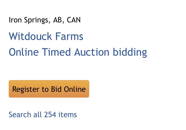 Check out our online RB timed auction sale ending on March 29th.
