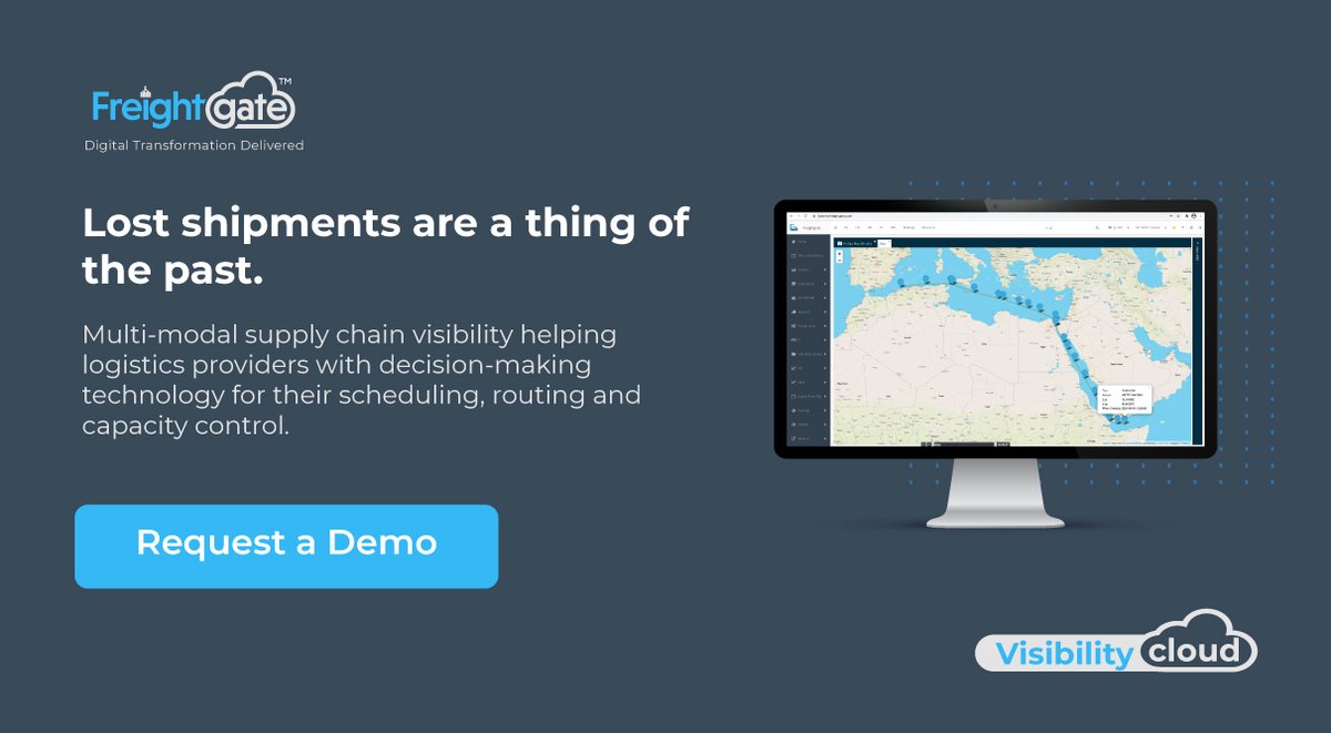 Supply chain disruption is inevitable and will happen. There are many factors at play when shipping goods across oceans but having real-time, in-depth logistics visibility across your own global supply chain! 🌎
freightgate.net/request-a-demo/

#suezcanal #shippingvisibility #technology