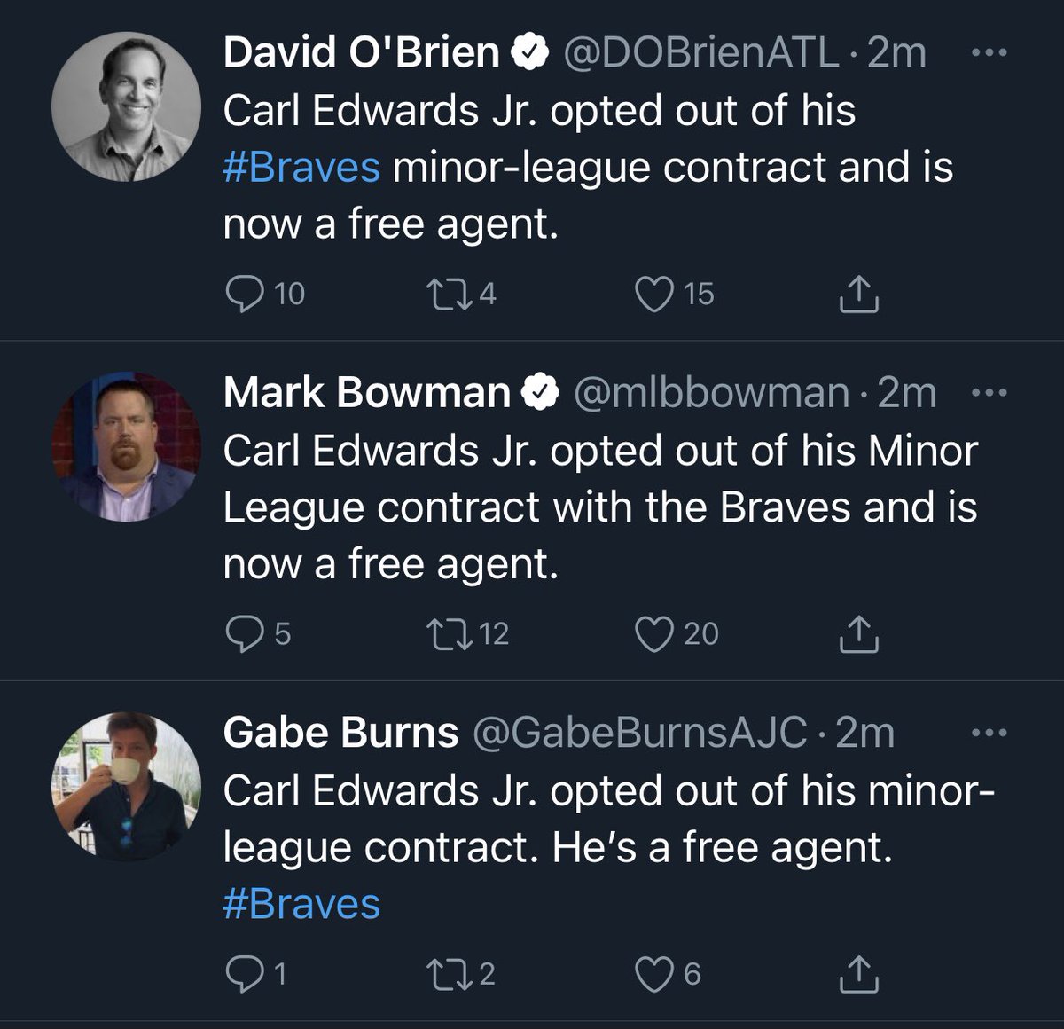 We’re back, baby! <a href="/DOBrienATL/">David O'Brien</a> <a href="/mlbbowman/">Mark Bowman</a> <a href="/GabeBurnsAJC/">Gabe Burns</a>