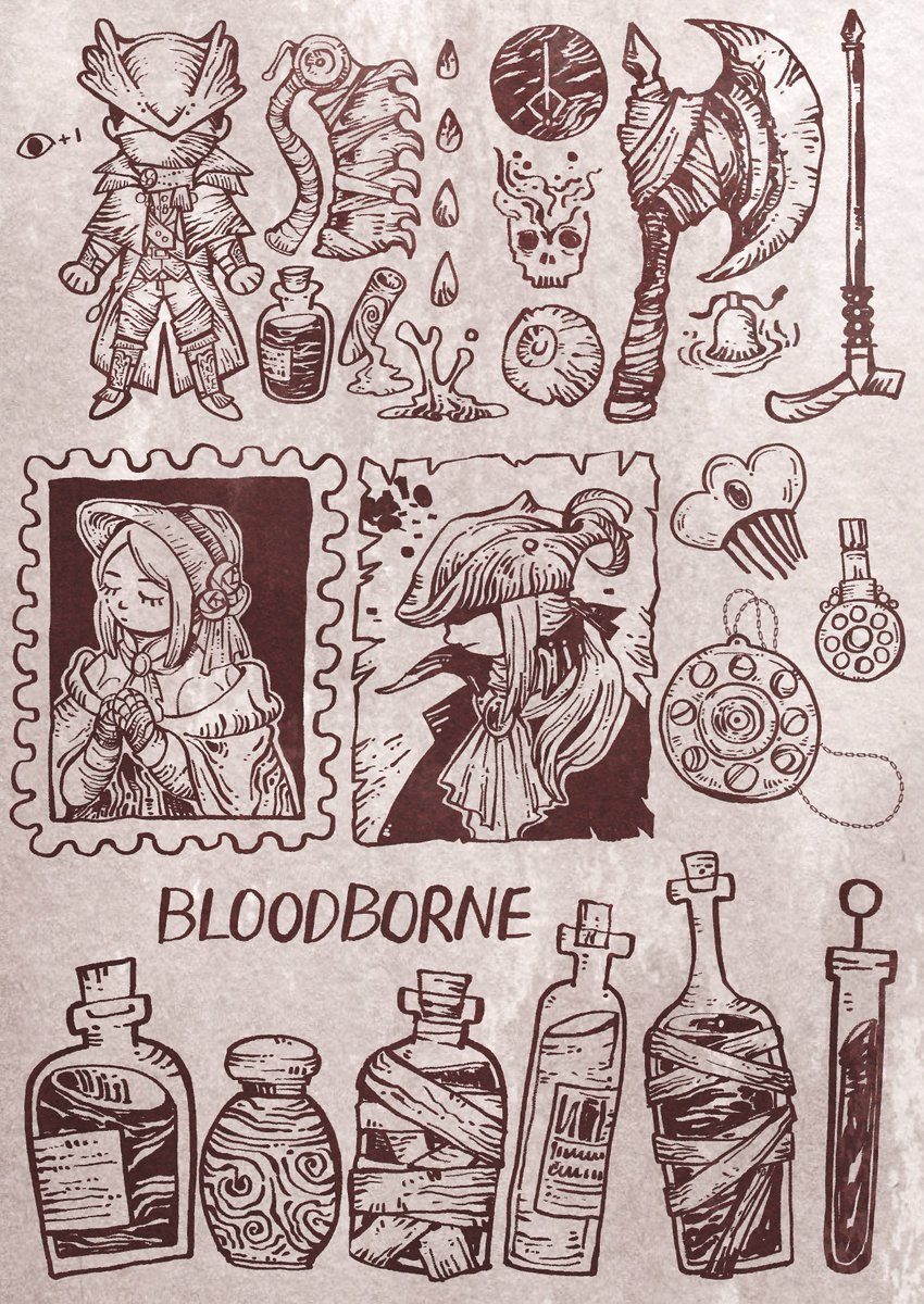 junwei_vivi's tweet photo. #Bloodborne  Happy birthday！🍷🍷🍷 https://t.co/gqdumyqJuz