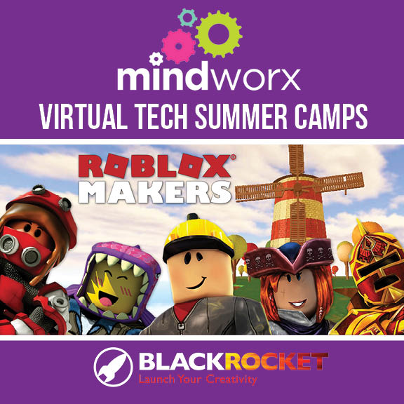 MINDWORX_CP's tweet image. Sign-ups for Summer camps happening now! Use code: TECHCAMP21 at blackrocket.com/online/mwx  Tweens &amp;amp; Teens will have interactive fun during LIVE online coding, game design, creative arts &amp;amp; more!