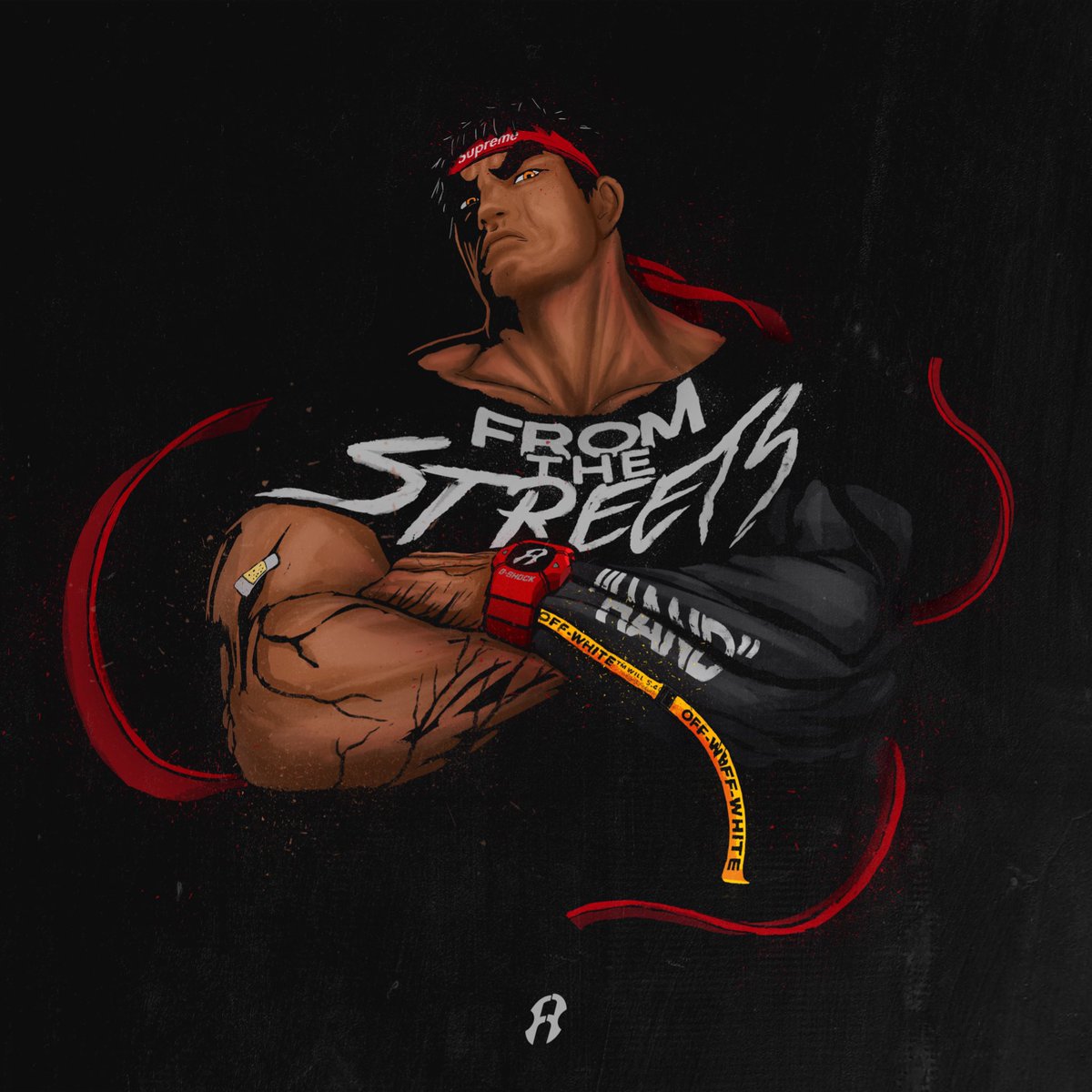RealAnupamArts's tweet photo. “FROM THE STREETS” #Ryu #AnupamArts 
Original by #XinWang
#StreetFighter #Capcom https://t.co/ltaSYVweg5