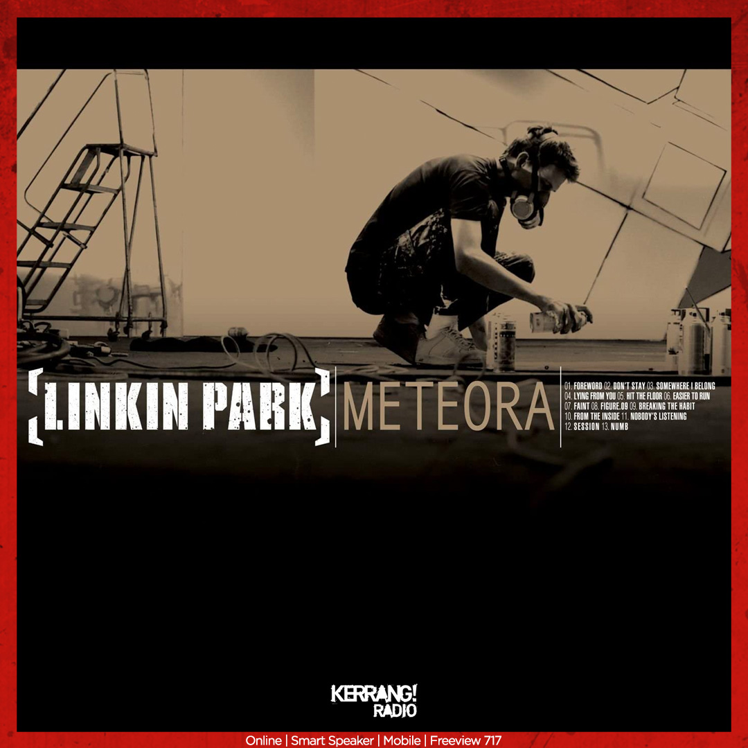 KerrangRadio's tweet photo. 18 years ago today, @linkinpark released their second studio album Meteora.

From huge singles like Numb and Somewhere I Belong, through to ragers like Hit The Floor, what's your favourite song on it? https://t.co/BEV45cJHPg