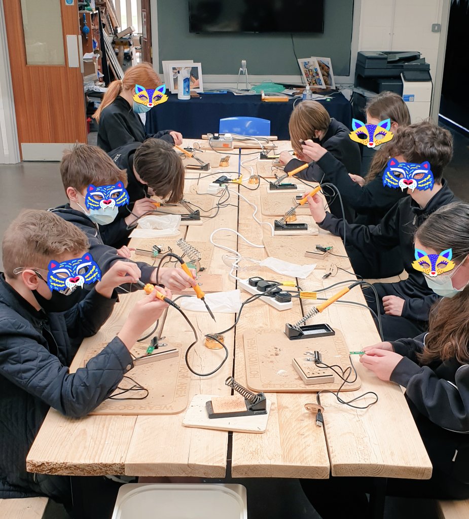 Loved doing practical work again today! My fabulous year 8s were soldering super stars!! 🌟🌟 <a href="/Made_in_heth_ac/">MadeInHethersett</a>