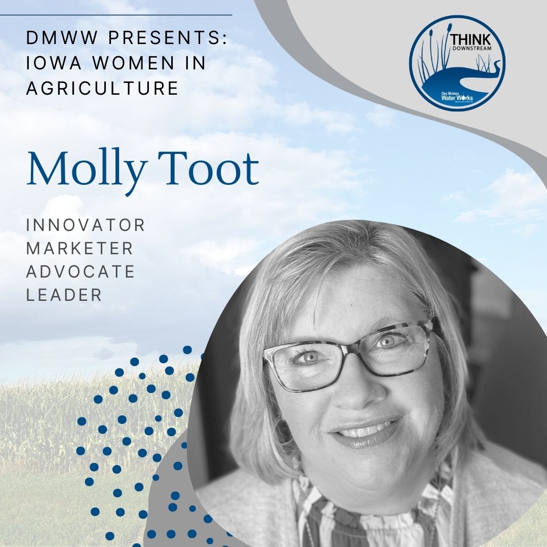DSMH2O's tweet photo. #ThinkDownstreamThursday Des Moines Water Works thanks these #WomenInAgriculture for their commitment to the legacy of farming in a modern way that respects and cares for our public waterways and the future of drinking water in Iowa. https://t.co/oXJa06kwbH