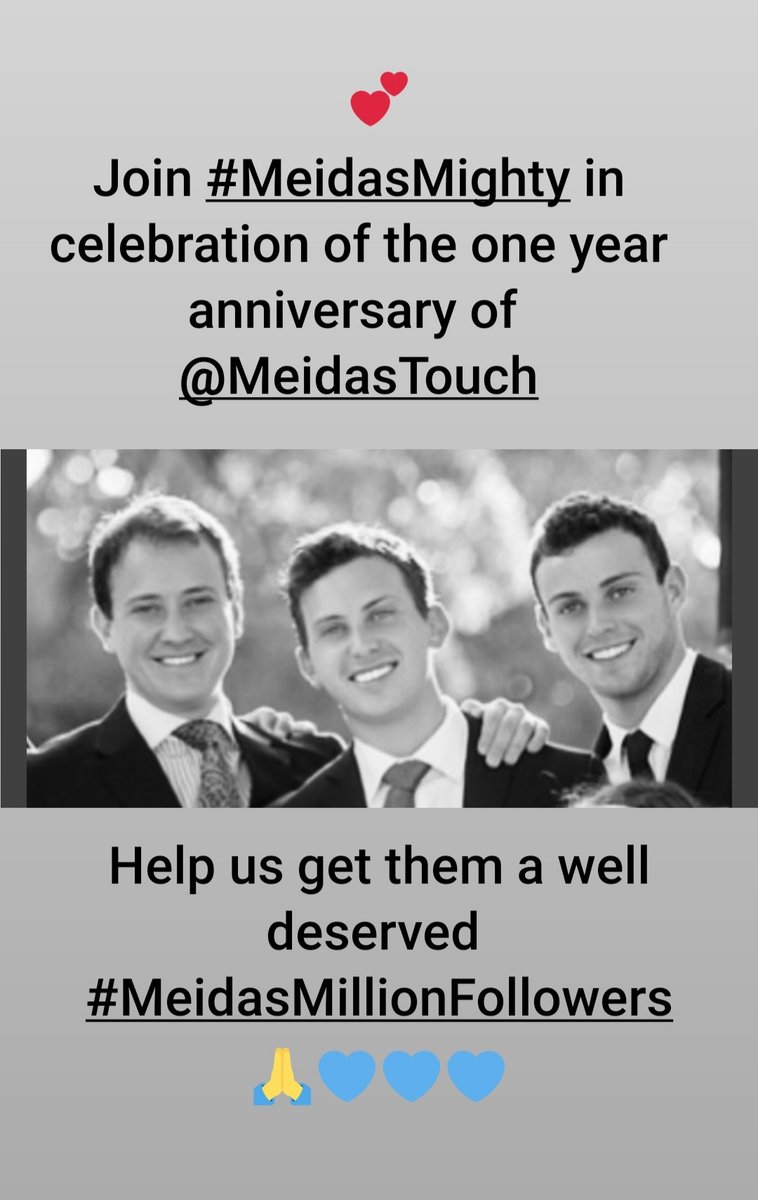 Meidas_Wendy's tweet photo. Happy one year anniversary 
@MeidasTouch 
Their gift to us this past year was a win for democracy 
Our gift to them is 
#MeidasMillionFollowers 
Please join our #MeidasMighty family as we celebrate this awesome milestone and help us get them there!
#MeidasMillionFollowers https://t.co/GKCXjw04FN