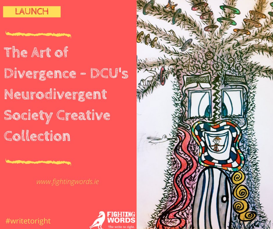FightingWordsIE's tweet photo. ✍️Our mentors have worked with incredible writers from the @DCU Neurodivergent Society at online sessions for the past 18 months. 

This collection is launched as part the Society's week long festival of activities! ✍️ 

https://t.co/0duwBj0gTe

#DCUArtsandCulture #writetoright https://t.co/9YveZRDqmW