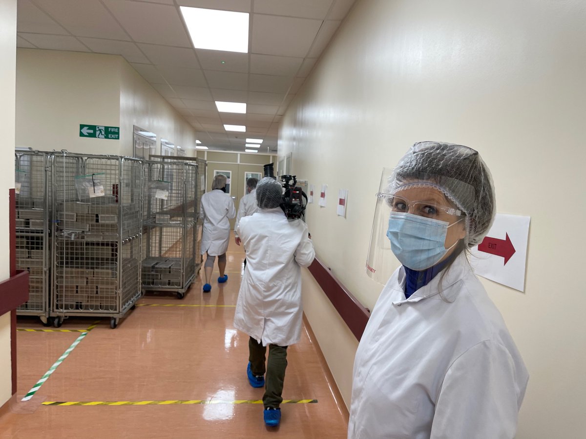 Jayne McCubbin (@jaynemccubbintv) on Twitter photo Tomo <a href="/BBCBreakfast/">BBC Breakfast</a> we take the 1st ever cameras inside the lab making the AZ jabs
Fascinating & inspiring
Loved meeting Karl, a new recruit, who told me “yeah, I started in January & now I’m basically saving the world!”
<a href="/joshparry/">Josh Parry</a> <a href="/Brijeshp/">Brijesh Patel</a> epic stuff Tomo <a href="/BBCBreakfast/">BBC Breakfast</a> we take the 1st ever cameras inside the lab making the AZ jabs
Fascinating & inspiring
Loved meeting Karl, a new recruit, who told me “yeah, I started in January & now I’m basically saving the world!”
<a href="/joshparry/">Josh Parry</a> <a href="/Brijeshp/">Brijesh Patel</a> epic stuff
