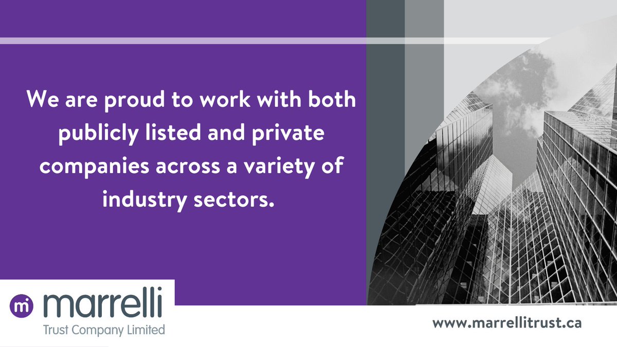 Marrelli Trust Company Limited tweet media