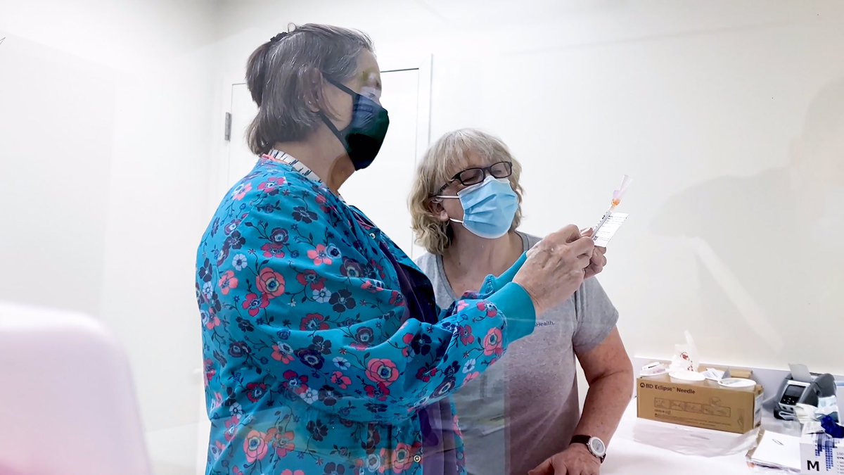 Twin 9-year-old girls became the first in the US to participate in the Pfizer and BioNTech Phase 1 COVID-19 Vaccine Clinical Trial for children under 12. They each received their shot at <a href="/DukeHealth/">Duke Health</a>.  The full details at 4, 5, and 6 on <a href="/ABC11_WTVD/">ABC11 EyewitnessNews</a>