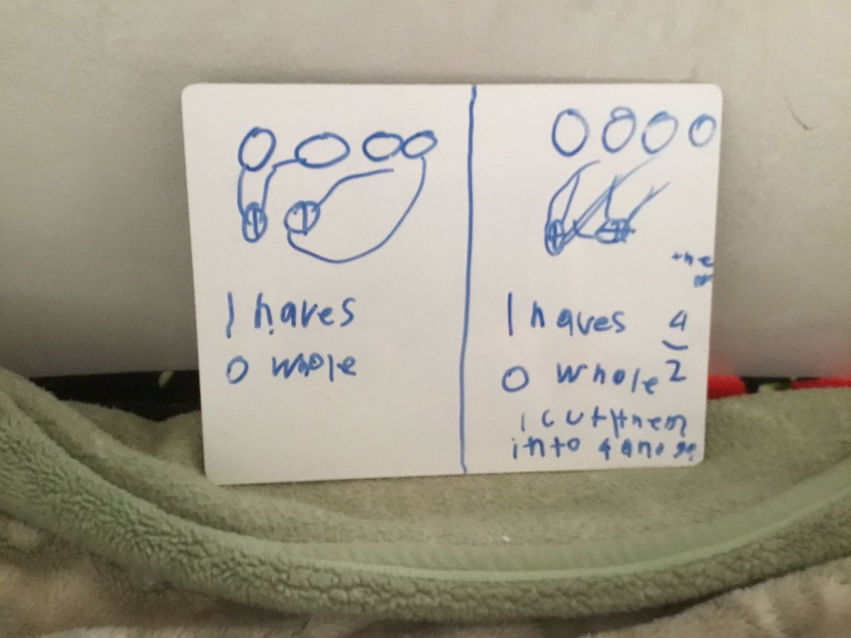 MsBarrios_18's tweet photo. It’s ok to spend more than the allotted time on something if Ss are deep in it. Excited to see them discuss and share about #equivalency ✨ #wodb #equalsharing #problemsolving Ss are becoming more comfortable with writing fractions as numbers 🙌🏽 https://t.co/wm8kMPEFY6