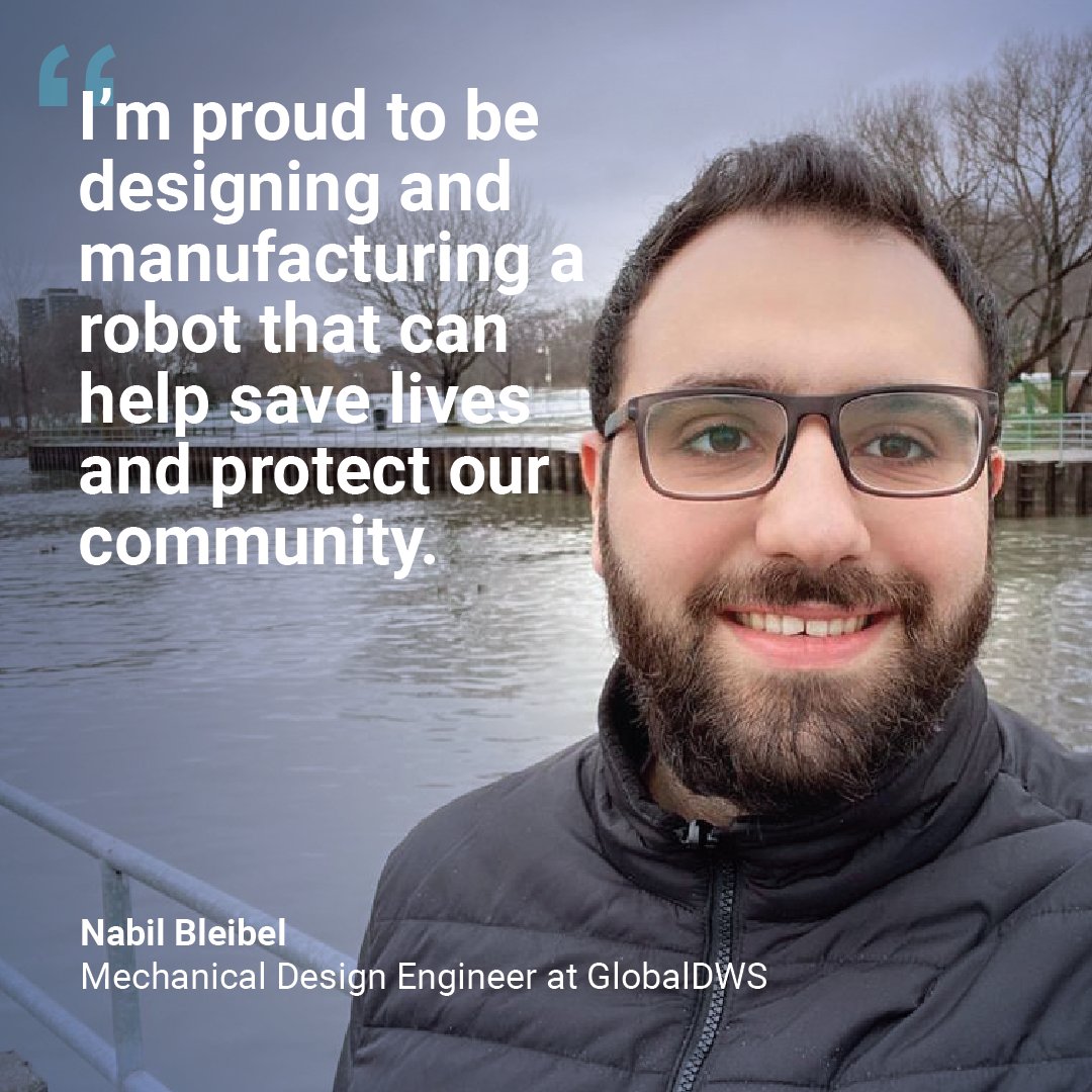 GlobalDWS's tweet photo. Meet Nabil Bleibel, Mechanical Design Engineer at #GlobalDWS (Toronto HQ). With a BA in Mechanical Engineering and a masters in Applied Energy, Nabil is well-versed in #engineering, #robotics, efficient energy systems, and #InternetofThings (IoT). https://t.co/xTJxynxacM