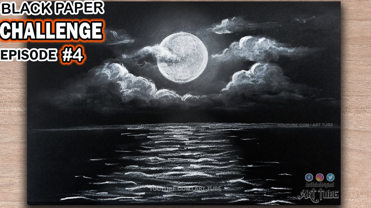 How to draw scenery of Moonlight night scene with pencil sketch step by  step easy drawing video  YouT  Landscape drawings Drawing scenery  Nature art drawings