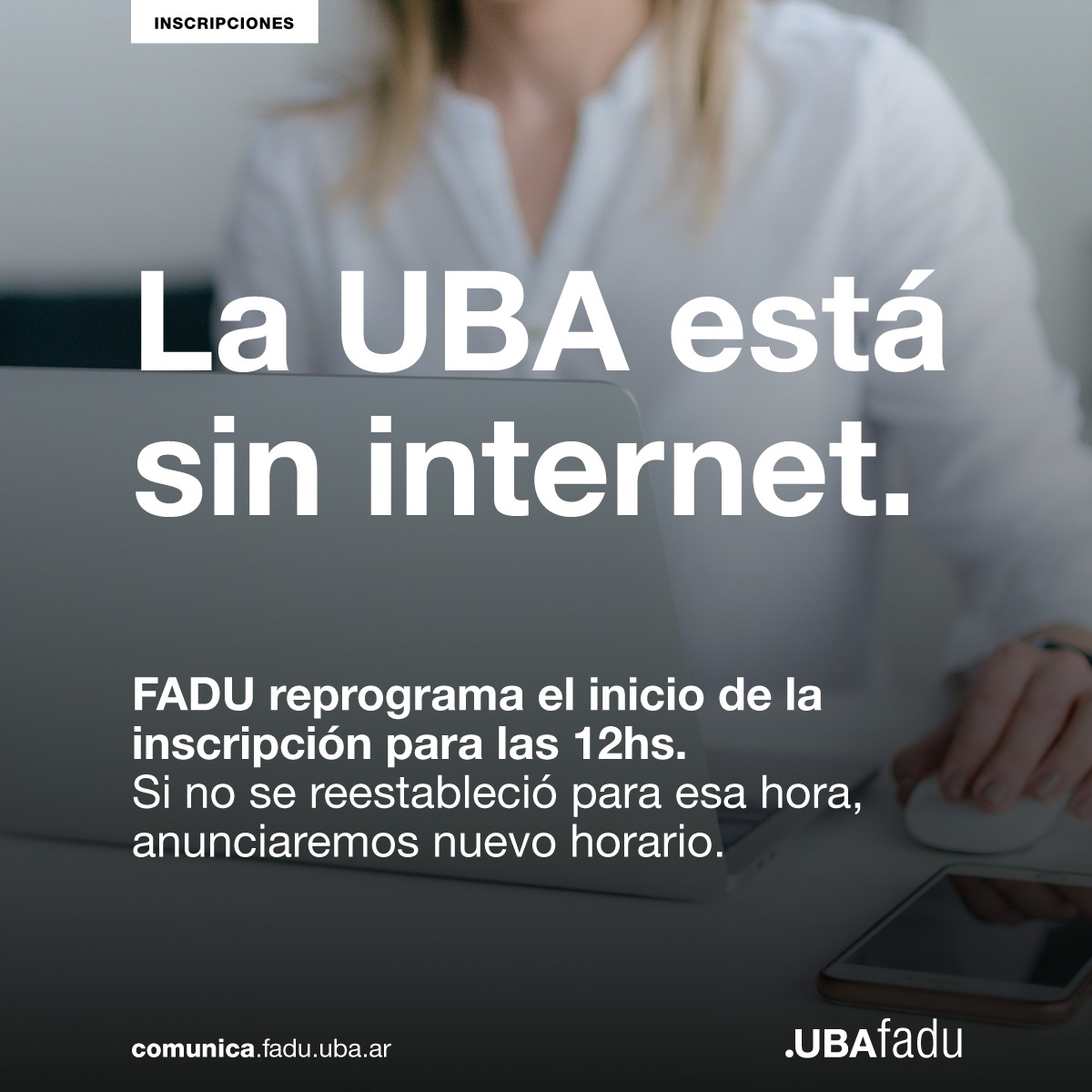 La universidad esta trabajando para resolver el inconveniente cuanto antes