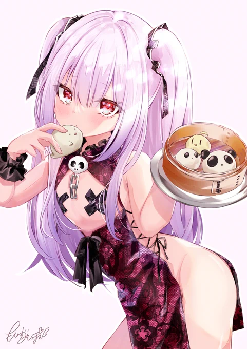 チャイナるしあちゃん2?✨
 #絵クロマンサー 