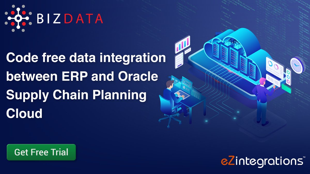 Build a well-integrated demand-supply planning ecosystem.

cloudmarketplace.oracle.com/marketplace/en…

#Bizdata #eZintegrations #ERP #Oraclecloud #supplyplanning #dataintegration