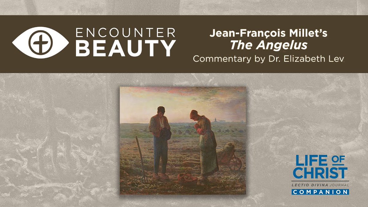 On this beautiful #feastday we can enter into the mystery of the Annunciation through praying the Angelus! Listen to this commentary from art historian Dr. Elizabeth Lev on the sacred art "The Angelus" by Jean-Francois Millet. youtu.be/JNiozdo4OWc