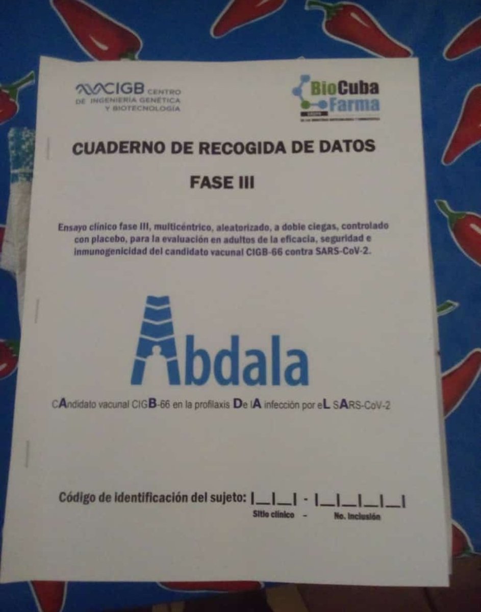 Buenos días, amigos. Ya estamos más cerca de lograr la inmunidad. #Abdala #CubaSalvaVidas . #VacunaCubana. #DeZurdaTeam #PlomoRevolucionario.