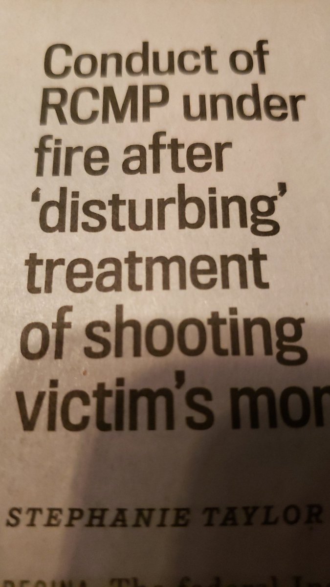 RichardFulton7's tweet photo. What is with #calgaryherard and #stephanietaylor reporting on the RCMP treatment of the Bourshie in naming the criminal a victim?  Colten was committing a crime, he was not there to say hello! https://t.co/mi6FTCNZW8