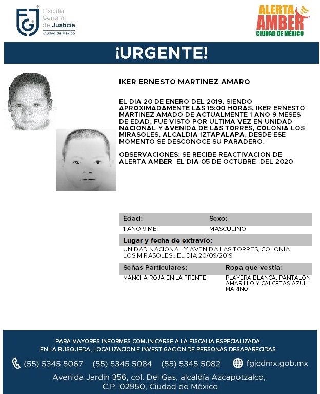 busqueda_cdmx's tweet photo. Tu colaboración es importante. Se agradece información para localizar a Íker Martinez Amaro. https://t.co/5nHXjIyDJy
