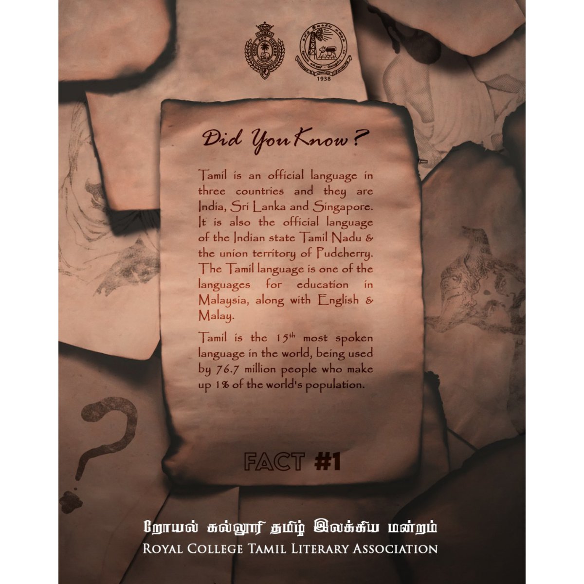 rctla1938's tweet photo. Did You Know | 01
#RCTLA'21
#RCTLA 83
#Didyouknow'21
#Fact01 https://t.co/9vOSkFZvFE