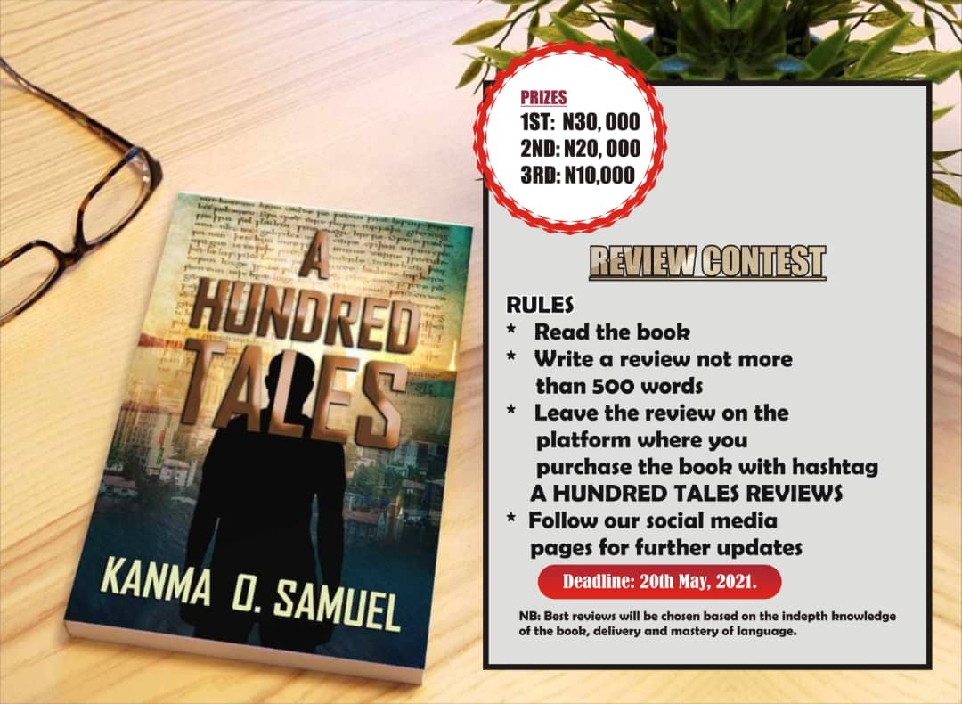 afrostentors's tweet photo. We've got news!
Are you yet to submit your personal review of our latest offering "A Hundred Tales?" You can still do so!
See the flier for more details. https://t.co/abnJX0gNG8